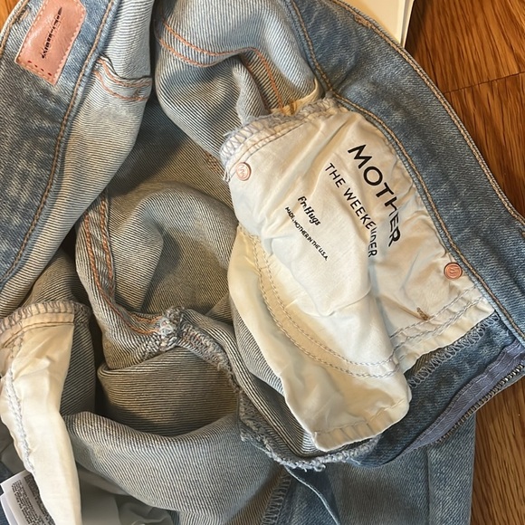 MOTHER The Weekender Jeans in Free Hugs Size 27 NWT - Picture 11 of 14